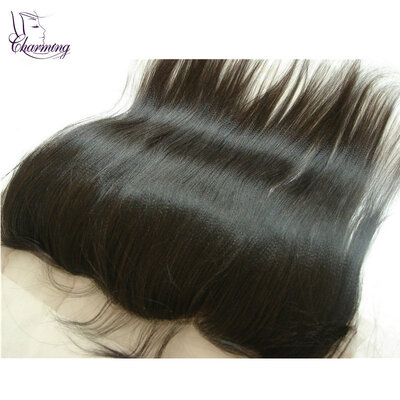 

Peruvian High Grade 11x4 Yaki Straight Virgin Remy Hair Ear to Ear Hidden Knots With Baby Hair Silk Base Full Lace Frontal