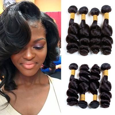 

8A Mink Brazilian Hair Cheap Brazilian Loose Wave Virgin Hair 4Bundles CCollegeHair Products Brazilian Loose Curly Virgin Hair