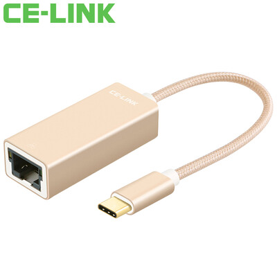 

CE-LINK 3326 Type-C to 100M card cable network card USB31 USB-C to RJ45 converter Apple&39s new Macbook interface external network port Tu Hao gold