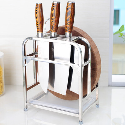 

Bao Youyou knife holder knife stainless steel cutting board cutting board storage rack pot rack kitchen racks pot rack hanger kitchen supplies DQ9022-3