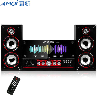 

Amoi SM-1106 Multimedia Desktop 2.1 Компьютер Bluetooth Аудио сабвуфер Активный динамик для ноутбука (черный)