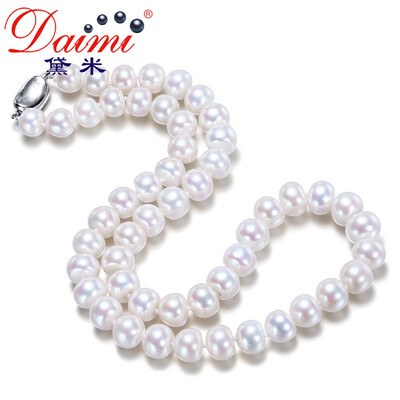 

Demi jewelry rich freshwater pearl necklace to send my mother 10-11mm43cm