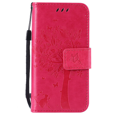 

Rose Tree Design PU Leather Flip Cover Wallet Card Holder Case for IPHONE 5