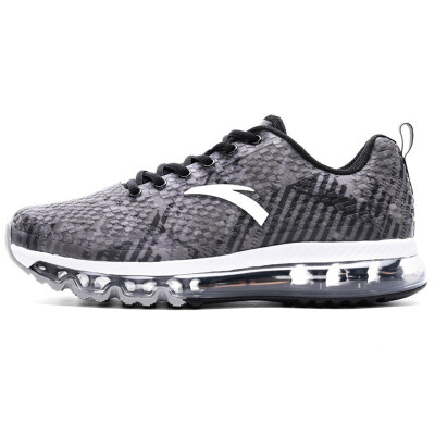 

ANTA men's shoes 91645501-4KPU full palm air cushion running shoes wear cushioning shoes in the gray / black / Anta white 42