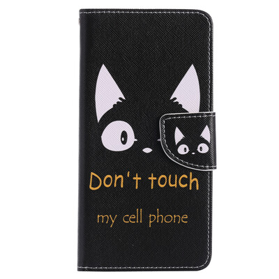 

Cat Ears Design PU Leather Flip Cover Wallet Card Holder Case for SAMSUNG J7Prime