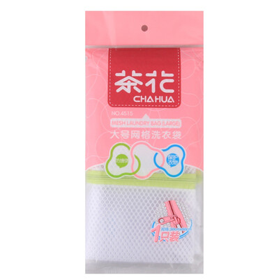 

Jingdong supermarket Camellia grid laundry bag large 4515