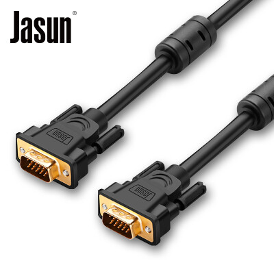 

Jiesun (JASUN) VGA-кабель 30 метров vga3 +6 инженерная линия проектор линии компьютерный монитор кабель подключение к телевизору высокой четкости дисплея телевизора черный JS-111