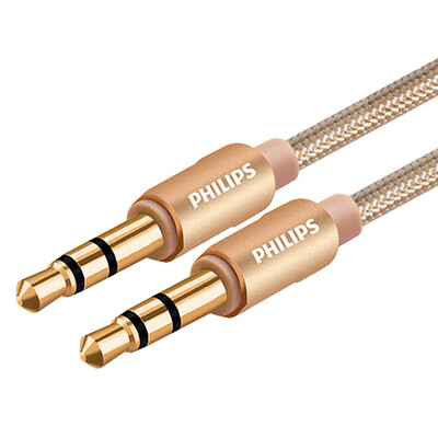 

Philips (PHILIPS) SWA5010D алюминиевый высококачественный стереофонический аудиокабель 3,5 аудиокабель для автомобилей AUX линия 3 метра