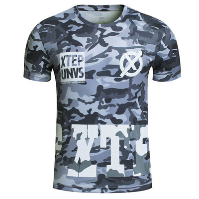 

XTEP Men Round Collar Breathable Short Sleeve T-shirt
