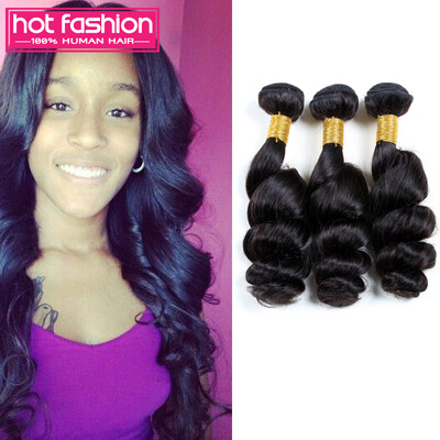 

Горячие продажи 3 Bundle предлагает 8A необработанных волос Virgin Malaysian Loose Wave для волос для волос Малайзийские волосы для волос Virgin Loose Wave