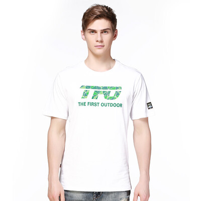 

TFO T-shirt quick dry sweat breathable outdoor leisure T-shirt 611614 male green l