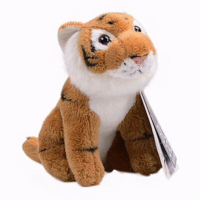 

National Geographic (НАЦИОНАЛЬНАЯ ГЕОГРАФИЧЕСКАЯ) Ключ-цепочка Animal Doll Плюшевые игрушки Моделирование Модель Baby Baby Animal World Украшение Коричневый хвост Брелок 4 дюйма