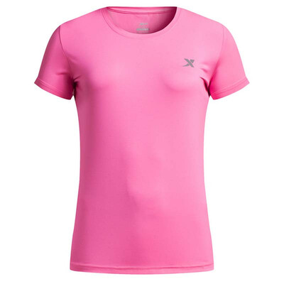 

【Jingdong Supermarket】 Xtep (XTEP) Women's short-sleeved moisture perspiration breathable light and colorful fashion leisure short T 883228019082 fluorescent green L