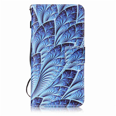 

Blue Dazzle Дизайн PU кожа флип Обложка Кошелек для карты памяти чехол для Apple iPhone 6S Plus
