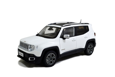 

Paudi 118 Scale Jeep Renegade 2016 White Diecast Model Car die-cast car