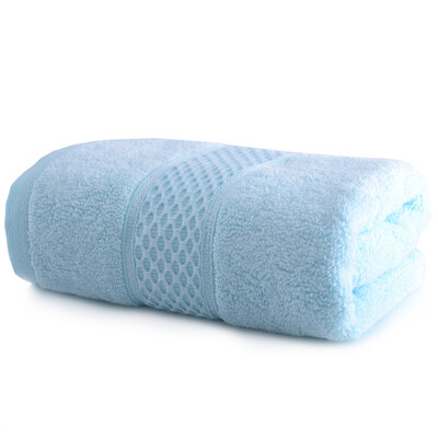 

Mattress LOFTEX exports of European products antibacterial towel cotton plain color intercourse comfortable soft thick tea fragrance towel blue 32 74cm 110g