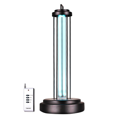 

Shelley Black Whirlwind 38w UV disinfection lamp home kindergarten germicidal lamp in addition to mite lamp UV light portable ozone disinfection lamp