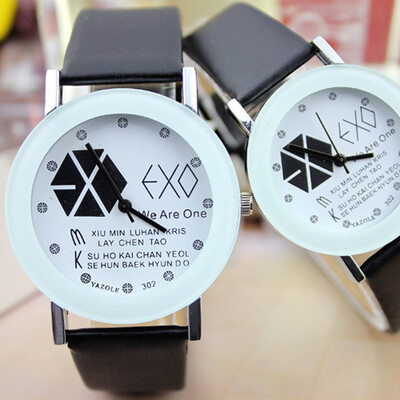 

Watch male and female students fashion needle buckle round men and women business fashion couple table YZL0520TH-2