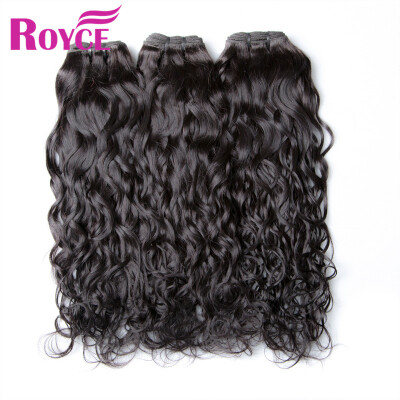 

Brazilian Water Wave Virgin Hair 3 Bundle Deals Wet and Wavy Virgin Brazilian Hair Extension 7A Unprocessed Natural Curly Weave