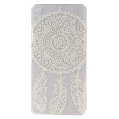 

Feather flower Pattern Soft Thin TPU Rubber Silicone Gel Case Cover for Lenovo K3 Note/A7000