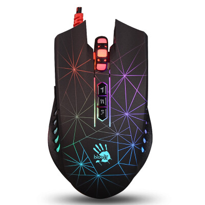 

Shuangfei Yan A4TECH P81 light micro-gaming mouse 5K color diffuse mouse mouse mouse