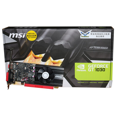 

MSI MSI GT 1030 2G LP OCV1 64BIT GDDR5 PCI-E 3.0 graphics card