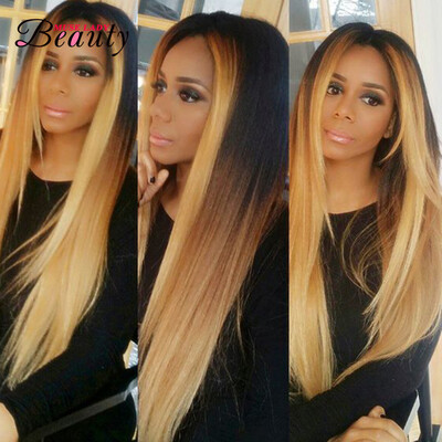

Brazilian Straight Virgin Human Hair Muse Lady Beauty T1B/27 Hair Products 3 Bundles Lot Brazilian Hair Extension
