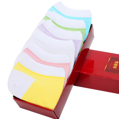 

Hengyuanxiang socks male bamboo fiber invisible socks Asakuchi bean socks 5 pairs installed A1158753