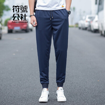 

Символ коммуны (FUHAOGONGSHE) случайные брюки молодежные мужские случайные досуг брюки мода Корейский брюки мужской мужчина 17042FH6608 темно-синий L