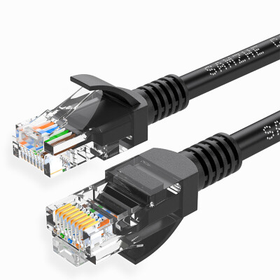 

Shanze SAMZHE engineering class six cable CAT6 pure copper gigabit 8-pin twisted pair 6 RJ45 oxygen-free copper network cable HBL-6200 black 20 meters