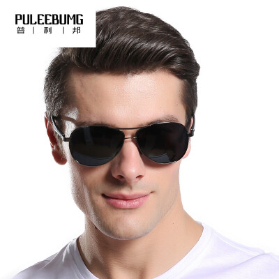 

PuLeeBumG sunglasses male polarized light driving mirror anti-glare sunglasses men's glasses tide personality driver mirror P161