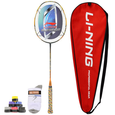 

LI-NING badminton racket single 3U all carbon