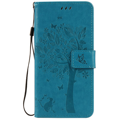 

Blue Tree Design PU Leather Flip Cover Wallet Card Holder Case for IPHONE 7 PLUS