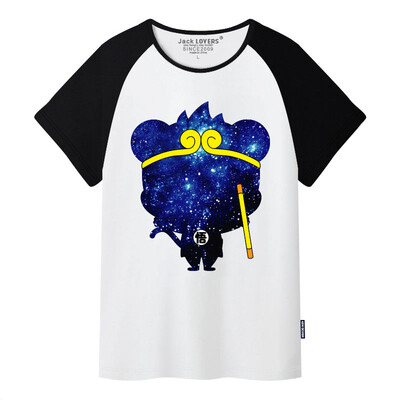 

Jack Jesse (JACK 1 LOVERS) parent-child simple print breathable cotton T-shirt male models JK-1705-07 white / black 2XL code
