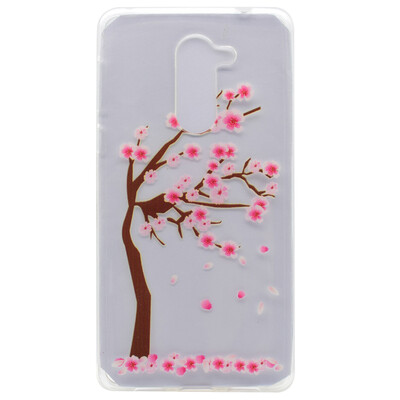 

Cherry tree Pattern Soft Thin TPU Rubber Silicone Gel Case Cover for Huawei Honor 6X