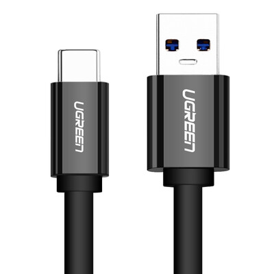 

Green Union Type-C Andrews data cable mobile phone charging cable USB30 fast charge adapter charger line power cord support Huawei p9 millet 56 music as 15 meters 30629 black