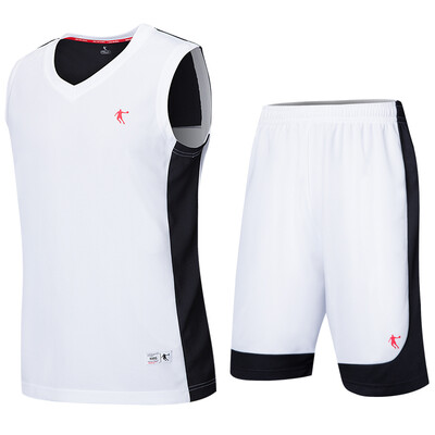 

Иордания Мужская баскетбольная одежда Спортивный баскетбольный комплект XNT2372121 Белый / Черный XL