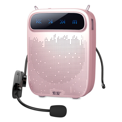 

Soaiy -658 18W High Power UHF Wireless Amplifier High Power Small Bee Teacher Teaching Wireless Wireless Amplifier Rose Gold