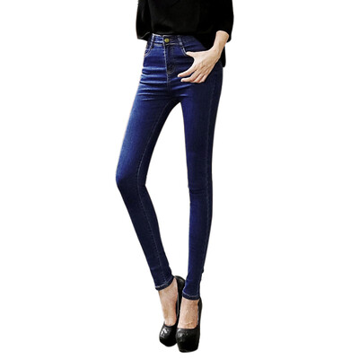 

Antarctic Nanjiren Jeans Women&39s Simple Slim Pants Pants Pants Pants Pants Pants Women&39s Autumn Blue 30 yards