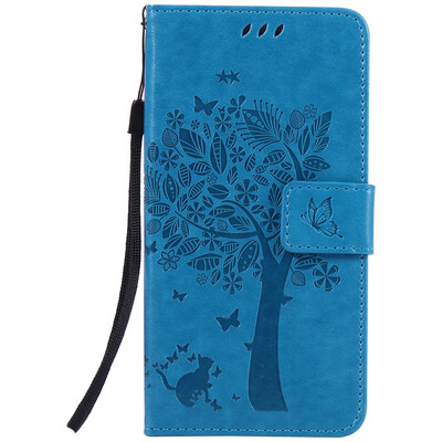 

Blue Tree Design PU Leather Flip Cover Wallet Card Holder Case for HUAWEI P9