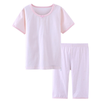 

(KIDS MAM & DAD) children's underwear suit baby little girl home service girls pajamas pajamas 86208 pink vermicelli