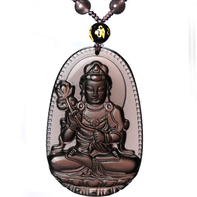 

Cixi Pavilion ice kind obsidian pendant zodiac necklace pendant mascot men and women with the money is the chicken