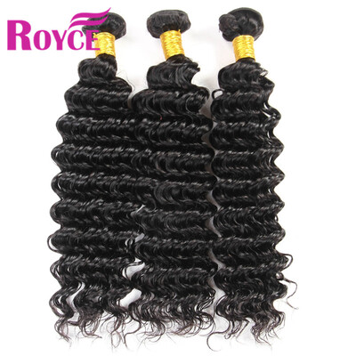 

Deep Wave Peruvian Virgin Hair 3Bundles Wet&Wavy Human Hair Unprocessed Deep Curly Wave Human Hair Weave Extensions