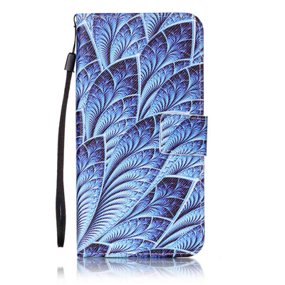 

Blue Dazzle Design PU Leather Flip Cover Wallet Card Holder Case for Google Pixel