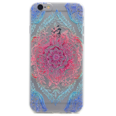 

Magic flower Pattern Soft Thin TPU Rubber Silicone Gel Case Cover for IPHONE 66S