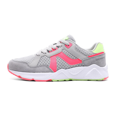 

ANTA Women&39s shoes 92728861 Casual shoes Women&39s running shoes Comfortable sports shoes Light gray Fluorescent powder -2 6 Female 365