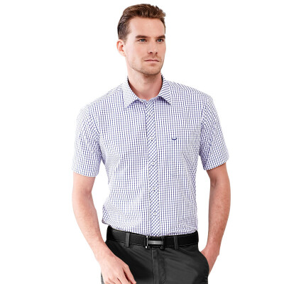 

Virtue Business Casual Short Sleeve Men's Plaid Shirt