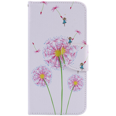 

Pink Dandelion Design Кожа PU откидной крышки Кошелек для карты Держатель для LG NEXUS 5X