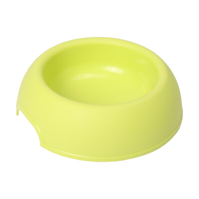 

US card pet cat dog food bowl water bowl non-slip resin drinking water  number sugar circle bowl apple green
