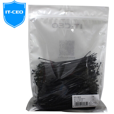 

IT-CEO V717-BL nylon cable ties cable tie wire rope tie line with tie wire buckle wire finishing with about 150x2.2mm about 100 black